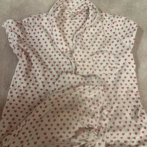 pink heart roller rabbit pjs